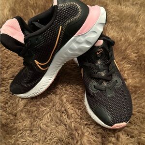 Nike Renew Black and Pink Running Shoes